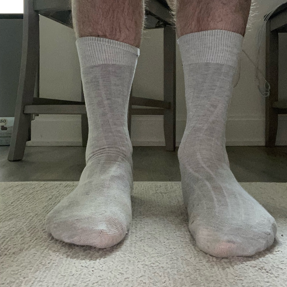 Calvin Klein Men's Gray Work/Dress Socks